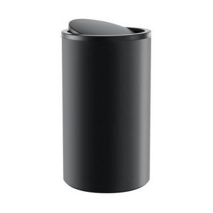 Decor Walther 0610760 DW 121 laundry basket 58xø35cm with swing lid matte black