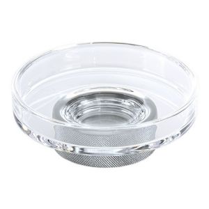 Decor Walther 0854600 CLUB STS soap dish chrome/ clear glass