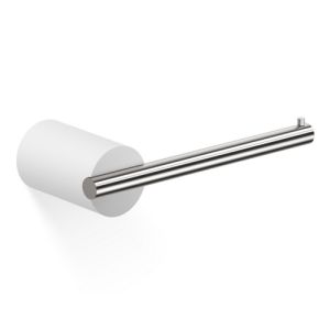 Decor Walther 0974855 Stone TPH toiletrolhouder wit/ RVS geborsteld