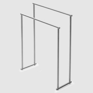 Decor Walther Bar 0509276 BAR HT towel stand brushed stainless steel