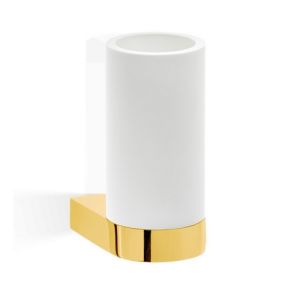 Decor Walther Jahrhundert 0585920 CENTURY WMG Zahnputzbecherhalter Mineralmarmor/Gold