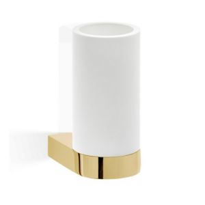 Decor Walther Century 0585982 CENTURY WMG Zahnputzbecherhalter Mineralmarmor/ Gold matt