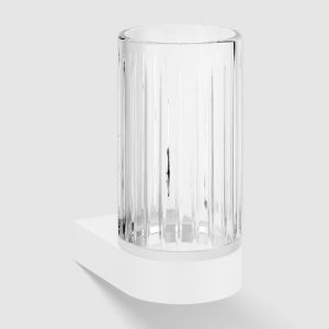 Decor Walther Century 0586950 CENTURY WMG KRISTALL SCHLIFF glass holder matte white