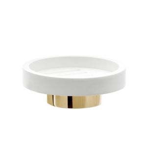 Decor Walther Century 0587282 CENTURY STS soap holder mineral marble/ matte gold