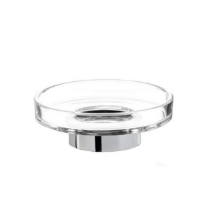 Decor Walther Century 0587460 CENTURY STS soap holder clear glass/ matte black