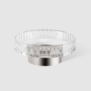 Decor Walther Century 0587670 CENTURY STS KRISTALL SCHLIFF soap holder brushed stainless steel