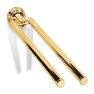 Decor Walther Klassisch 0511120 CL HTH2 2-Deckel Handtuchhalter gold