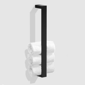 Decor Walther Contract 0651360 CT GTH Halter für Gästehandtücher 38cm mattschwarz