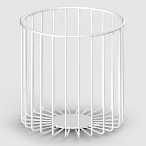 Decor Walther Gäste 0859250 DW 220 Abfalleimer ohne Deckel mattweiß