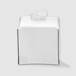 Decor Walther Nappa 0938150 NAPPA KBQ Papiertuchbox echtes Leder schneeweiß