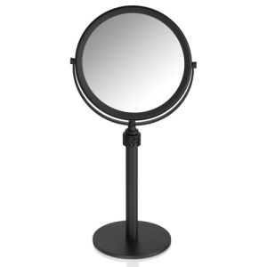 Decor Walther Rocks 0934160 ROCKS SP13/V Kosmetikspiegel 1x und 5x mattschwarz