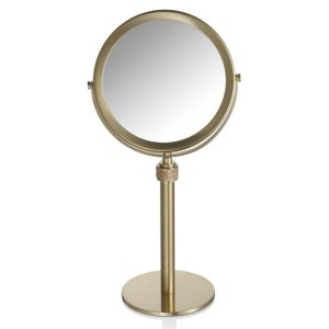 Decor Walther Felsen 0934182 ROCKS SP13/V Kosmetikspiegel 1x und 5x matt gold