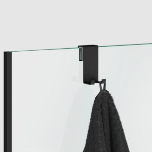 Decor Walther Shower 0902060 DH 2 hook for shower enclosure matte black