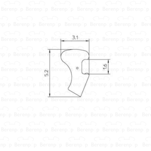 Duscholux  250101.00.000.9999 siliconensnoer per m1