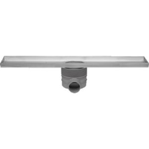 Easy Drain EDMI1200 Multi-Ablaufrinne 120x9.8x2cm Seitenauslauf 80-110mm Edelstahl (ohne Abdeckung) (Outlet)