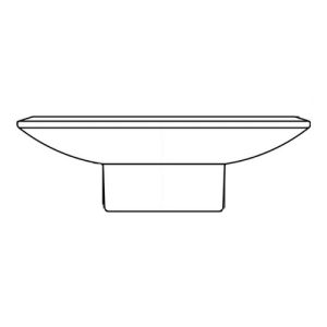 Emco Amphora - Comet 193000090 zeepschaal helder