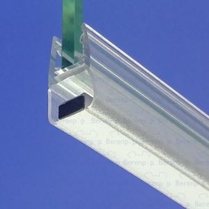 Exa-Lent Universal DS182004 - M04111200 clear shower profile magnetic straight (each) 200cm 4mm