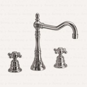 Fima Carlo Frattini Elizabeth F5081OR 3 gats wastafelkraan 2-greeps goud