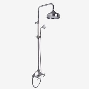Fima Carlo Frattini Elizabeth F50852CR surface mounted shower mixer 2 handle with shower set chrome