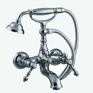 Fima Carlo Frattini Epoque F5054BR bath faucet surface-mounted 2 handle with garnish bronze
