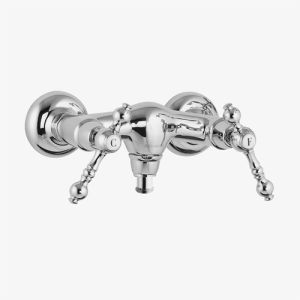 Fima Carlo Frattini Epoque F50551SN surface mounted shower mixer 2 handle brushed nickel