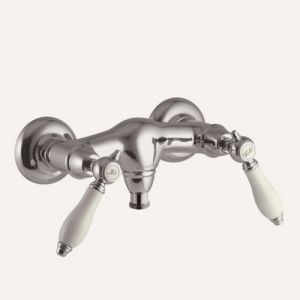Fima Carlo Frattini Herend F54051CR surface mounted shower mixer 2 handle chrome