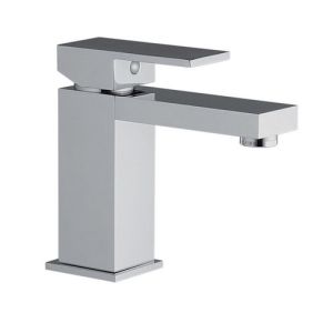 Fima Carlo Frattini Brick F3511SN wastafelkraan geborsteld nikkel (OUTLET)