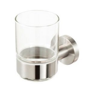 Geesa Nemox Stainless Steel 650205 glass holder stainless steel brushed