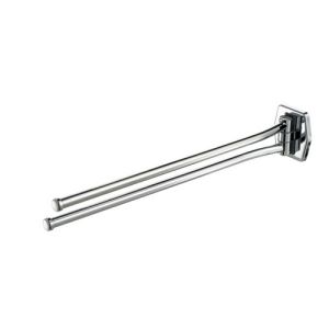 Geesa Standard 5123 2-lids towel holder 420mm chrome