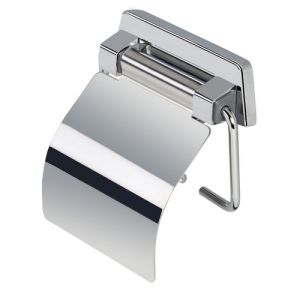 Geesa Standard 5144 toilet roll holder with lid chrome