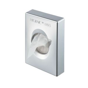 Geesa Hotel 91122 houder voor hygiënische zakjes ABS verchroomd