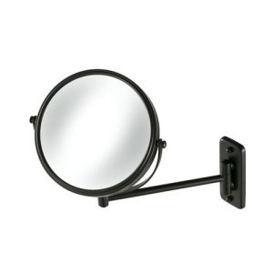 Geesa Mirror Cosmetic 91108506 magnifying mirror 1x and 3x matt black