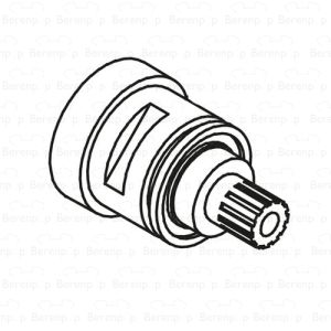 HSK Dusche & Co! E98546 (155206) Kartusche 2-Wege-Umlenker für Ersatz