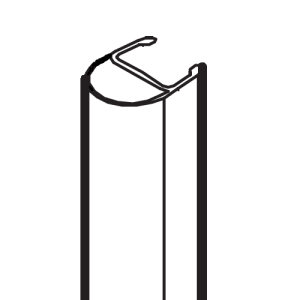 HSK Atelier Pur E77073 o-seal vertical, 200cm, 8mm *no longer available*