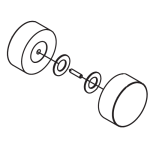 HSK Atelier E78140-12 Knaufgriff groß komplett für Schiebetür, chrom *nicht mehr lieferbar*