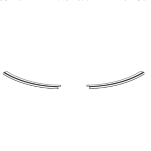 HSK Atelier Pur E77059 Schwellenrahmenset für die Unterseite von vierteiligen Schiebetüren *nicht mehr lieferbar*.