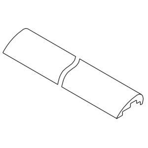 HSK E100050-68 waterdorpel, 100cm, mat zwart