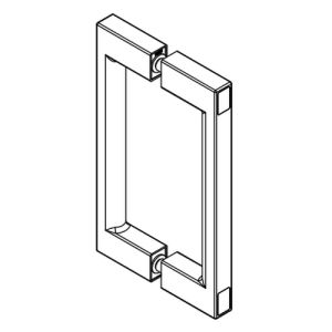 HSK E100140-59-41 beugelgreep hoekig chroom