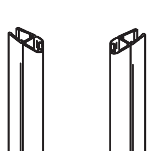 HSK Exklusiv E85055 Magnetstreifen 45 Grad, 2er-Set, 200cm, 6mm *nicht mehr lieferbar*