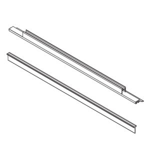 HSK Noblesse E76058 sealing profile 100cm for revolving door *no longer available*.