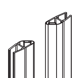 HSK Premium Softcube E79055 Magnetleiste 45 Grad, 2er Set, 200cm, 6mm, chrom *nicht mehr lieferbar*
