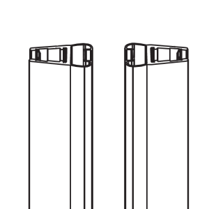 HSK Premium Softcube E79055 Magnetleiste gerade, 2er-Set, 200cm, 6mm, chrom *nicht mehr lieferbar*