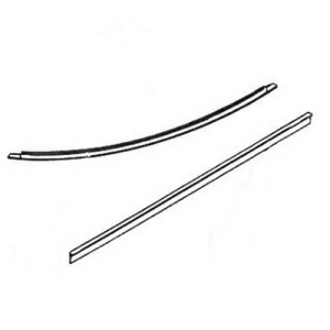 HSK Walk In Exklusiv E74059 gebogenes Entwässerungsprofil für die Unterseite des Scharnierteils