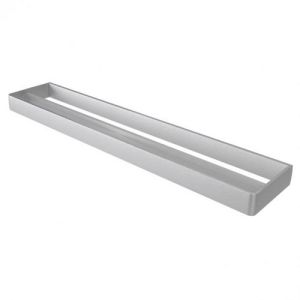 Haceka Aline 1208609 double towel rail 60cm brushed aluminum