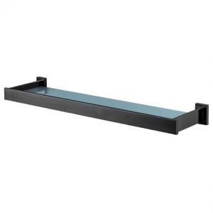 Haceka Edge 1208812 shelf 600mm satinized glass/ graphite