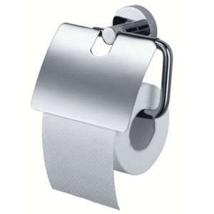 Haceka Kosmos 1112657 toilet roll holder with flap chrome