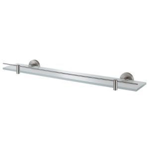 Haceka Kosmos Tec 1124682 Ablag 600mm Glas satiniert/Edelstahl gebürstet