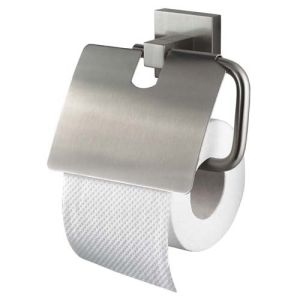 Haceka Mezzo Tec 1123306 toilet roll holder with flap brushed stainless steel