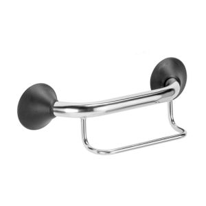 Handicare (Linido) LI2637001211 towel rail short 300mm stainless steel polished (anthracite covers)