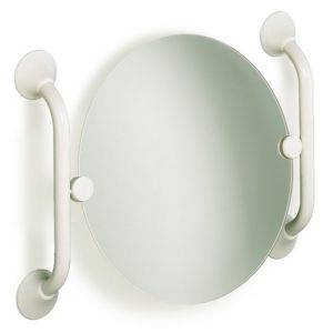 Handicare (Linido) LI264200111111 Garnitur für Kippspiegel Stahl anthrazit beschichtet